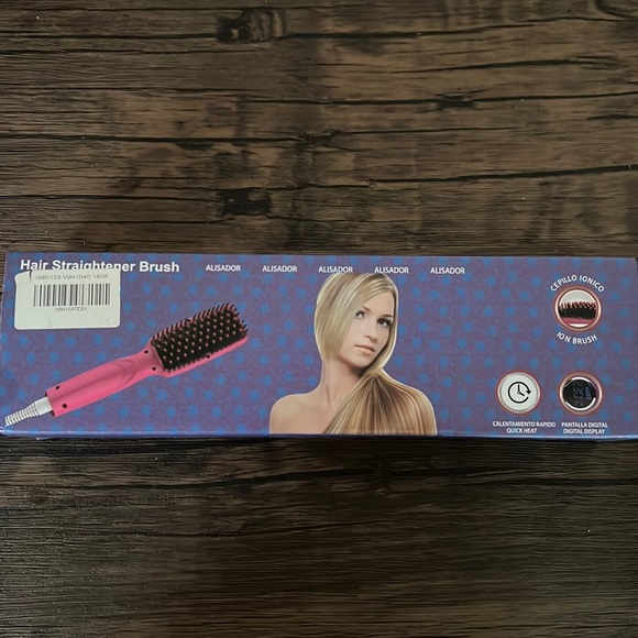 Hair Straightener Brush with digital display - Picture 1 of 4